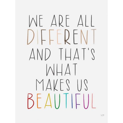 Lux + Me Designs 작가의 We Are All Different 작품