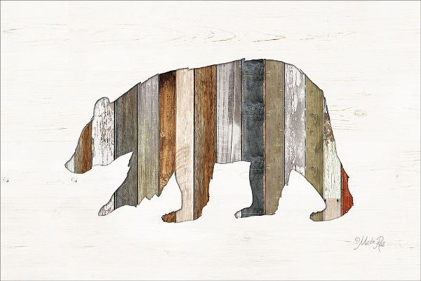 Wood Slat Bear