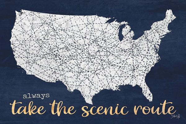 Scenic Route USA Map