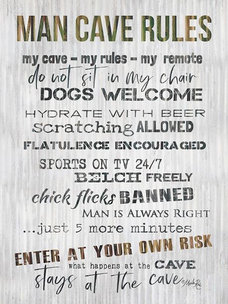 Man Cave Rules IV