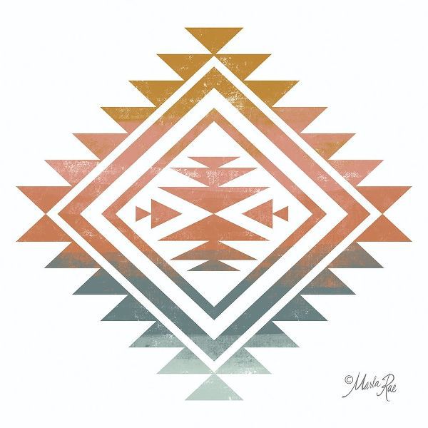 Rae, Marla 아티스트의 Tranquil Tribal Print 3 작품