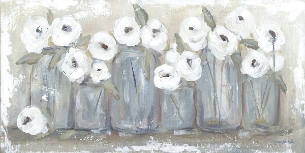 Kissell, Mackenzie 아티스트의 White Floral Filled Jars작품입니다.