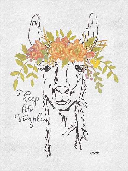 Keep Life Simple Llama