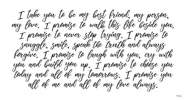 My Vow to You