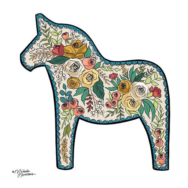 Floral Horse