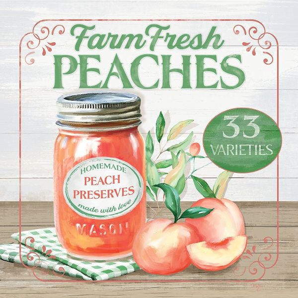 Mollie B. 아티스트의 Farm Fresh Peaches 작품