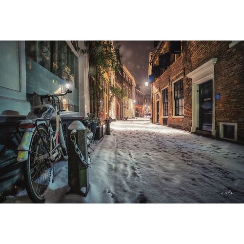 Podt, Martin 아티스트의 Winter Nighttime Street 1 작품