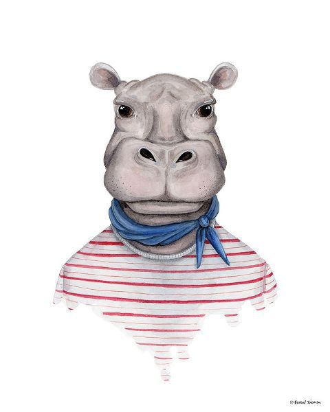 Hippo in Handkerchief