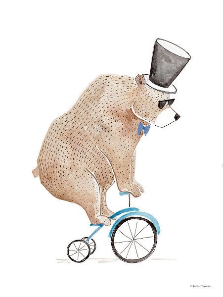 Nieman, Rachel 작가의 Bear on a Bike 작품