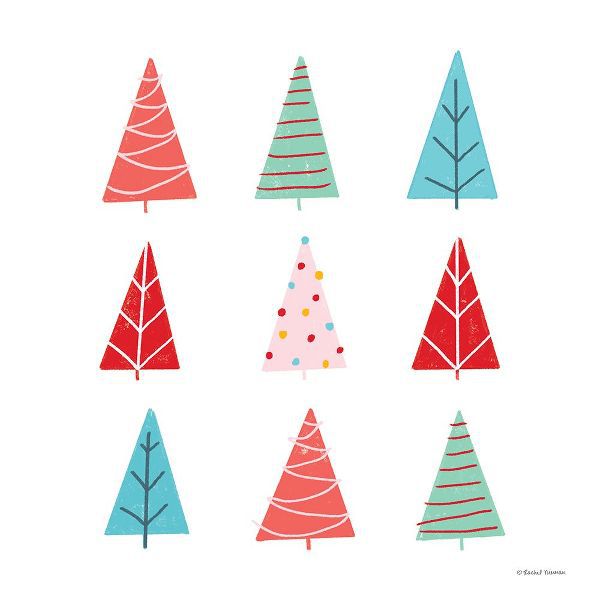Nieman, Rachel 아티스트의 Playful Christmas Trees   작품입니다.