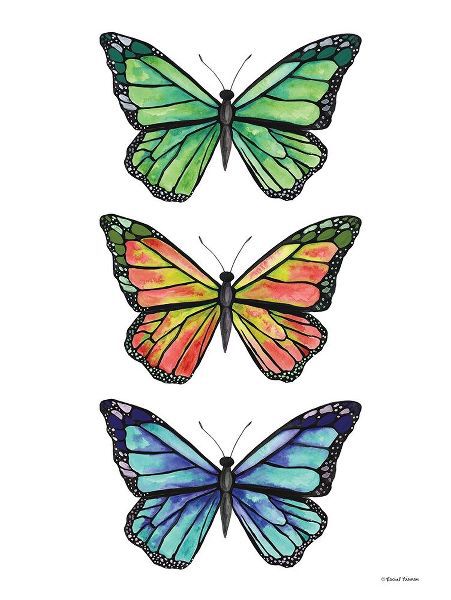 Stacked Wonderful Butterflies
