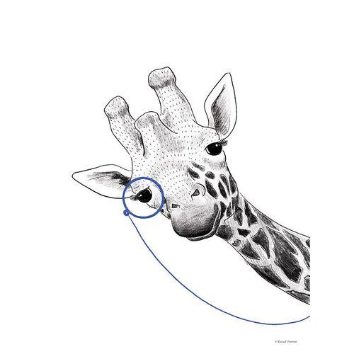 Nieman, Rachel 아티스트의 Giraffe With a Monocle 작품