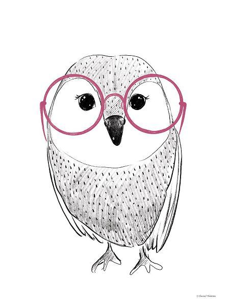 Nieman, Rachel 아티스트의 Owl in Pink Glasses 작품