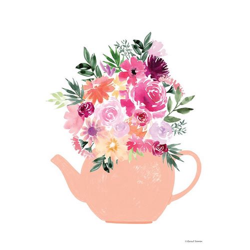 Nieman, Rachel 작가의 Floral Teapot 작품