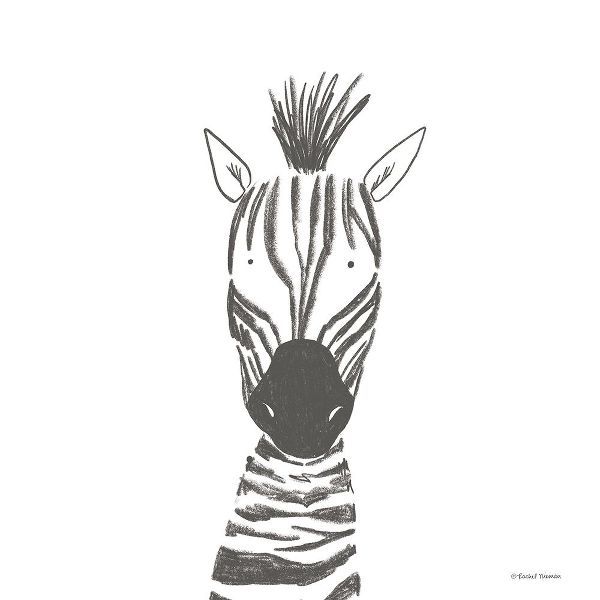 Nieman, Rachel 작가의 Zebra Line Drawing 작품