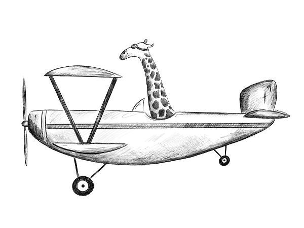 Nieman, Rachel 작가의 Giraffe in a Plane 작품