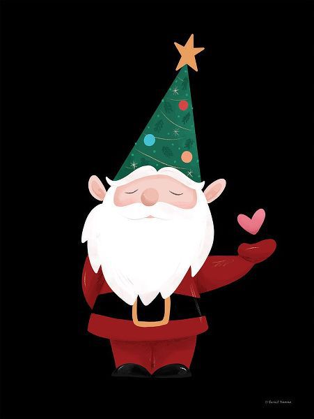 Nieman, Rachel 아티스트의 Christmas Tree Santa Gnome작품입니다.
