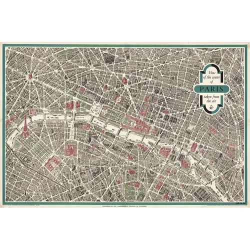Stellar Design Studio 작가의 Map of Paris 작품