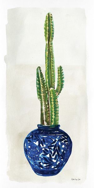 Cacti in Blue Pot 1