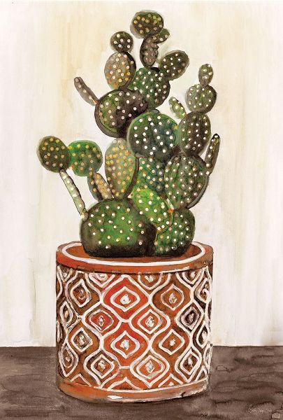 Potted Cactus I