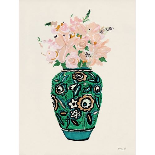 Stellar Design Studio 아티스트의 Flower Vase with Pattern II 작품