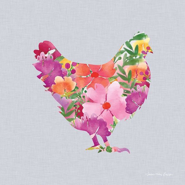 Floral Chicken