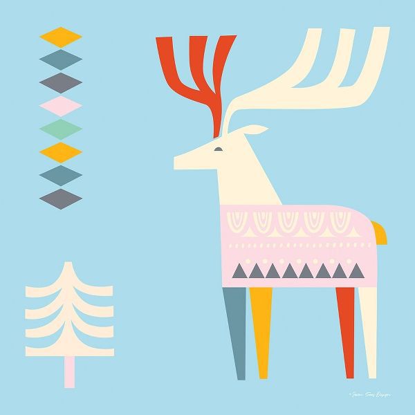 Seven Trees Design 아티스트의 The Christmas Deer   작품