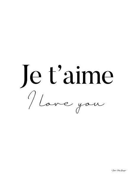 I Love You in French
