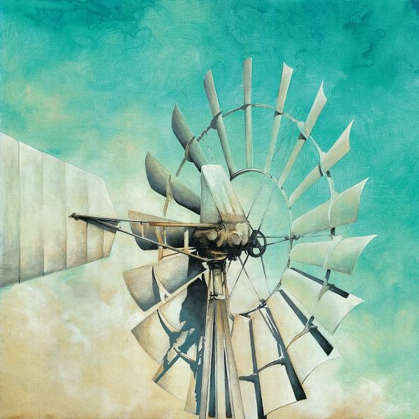 Teal Windmill