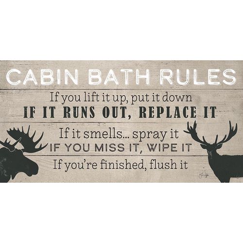 Yass Naffas Designs 아티스트의 Cabin Bath Rules작품입니다.