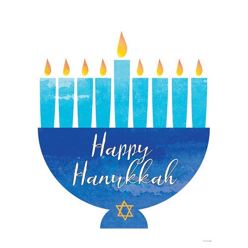 Yass Naffas Designs 아티스트의 Happy Hanukkah Menorah I작품입니다.