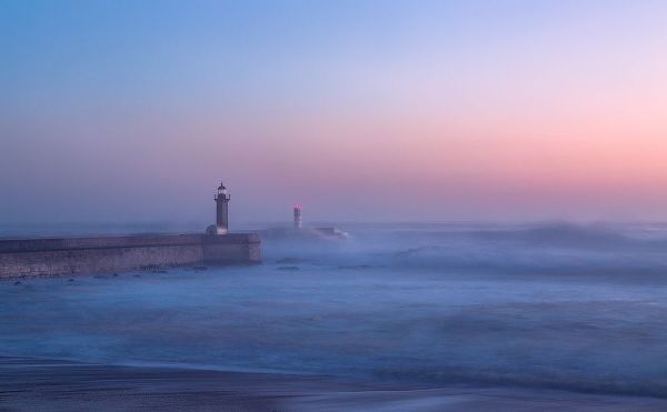 Nunez, Adrian 작가의 Lighthouse In Porto-Portugal. 작품