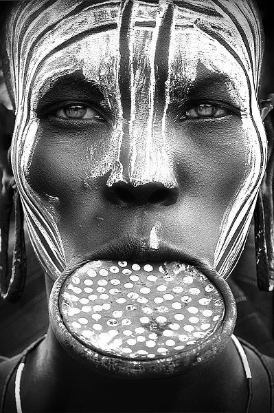 Pandolfini, Sergio 작가의 Tribal Beauty - Ethiopia-Mursi People 작품