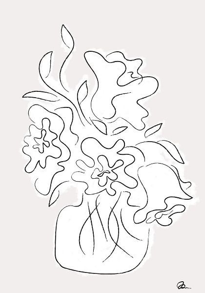 1x Studio II 아티스트의 Flower Bouquet Grey작품입니다.