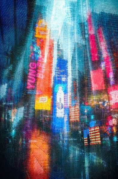 W., Catherine 아티스트의 Time Square Impression In Rain작품입니다.