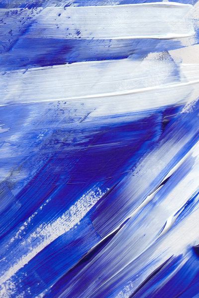 Sawall, Anastasia 아티스트의 White on Blue Brush Strokes작품입니다.