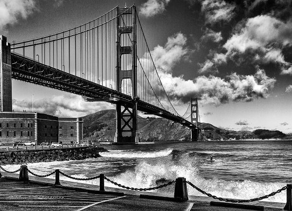 Domont, Jois 아티스트의 Surfing Under The Golden Gate Bridge작품입니다.