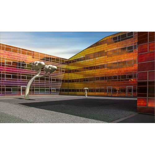 Claes, Gilbert 아티스트의 Multicoloured Mirror Building작품입니다.