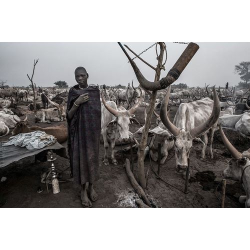 Inazio Kuesta, Joxe 아티스트의 In A Mundari Cattle Camp-III - South Sudan작품입니다.