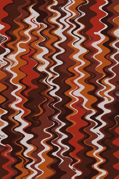 Treechild 아티스트의 Red Earthy Waves Pattern작품입니다.