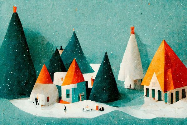 Treechild 아티스트의 Cute Paper Village작품입니다.
