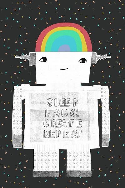 Treechild 아티스트의 Sleep Laugh Create Repeat작품입니다.