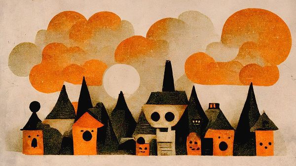 Treechild 아티스트의 Spooky Wooky Village작품입니다.