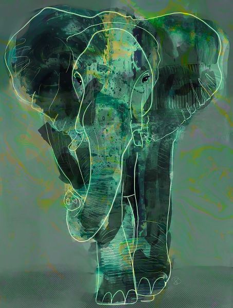 Day, Ruth 아티스트의 Teal Elephant작품입니다.