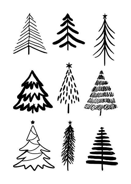 N., Kristina 아티스트의 Christmas Trees 3작품입니다.