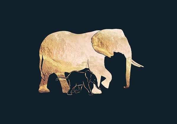 Manovski, Sarah 아티스트의 Black gold elephants 2작품입니다.