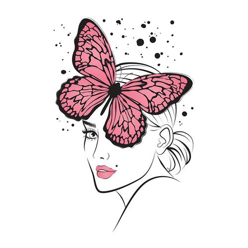 Martina 아티스트의 Butterfly Girl Pink작품입니다.