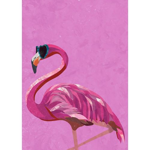 Manovski, Sarah 아티스트의 Magenta Metallic Flamingo작품입니다.