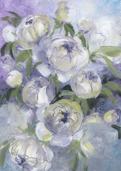 Laiz Blursbyai, Rosana 아티스트의 Sady painterly florals in violet작품입니다.