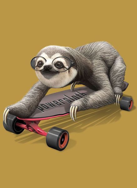 Lawless, Adam 아티스트의 Sloth on Skateboard작품입니다.